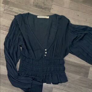 Elegant Teal Women's Top